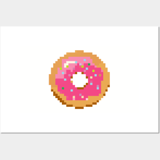 Pixel Doughnut Posters and Art